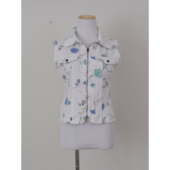 Vintage 90s NY Jeans Denim Cotton Vest | size M‎ - Picture 9 of 9